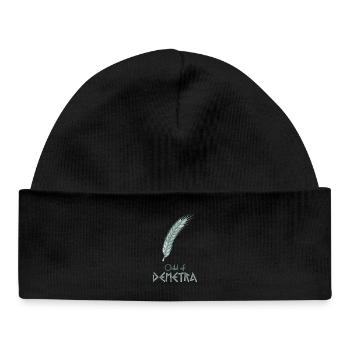Child of Demetra – Percy Jackson inspired design - Baby Organic Beanie - black - Front