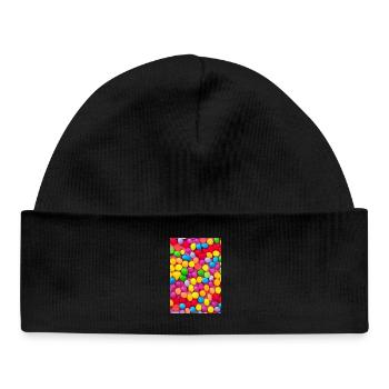 Bonbons - Bonnet bébé bio - noir - Devant