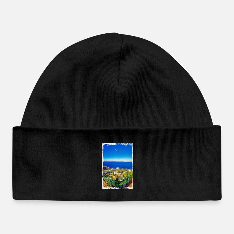 J’adore Capri - Bonnet bébé bio - noir