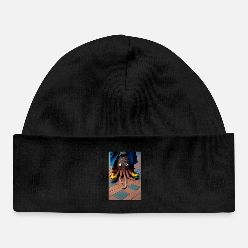 Anthropomorphic 07 - Bonnet bébé bio - noir