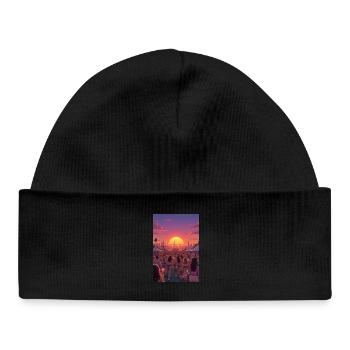 Queer Festival with friends - Baby Organic Beanie - black - Front