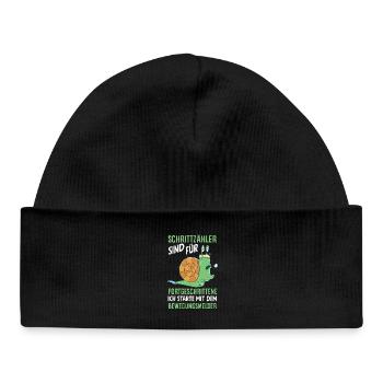 Podomètre? J’utilise le détecteur de mouvement - Bonnet bébé bio - noir - Devant