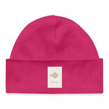 Mon cher Scholli fish design - Bonnet bébé bio - hot pink - Devant