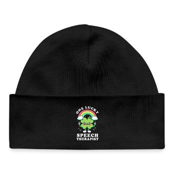 Speech therapist Speech therapist - Baby Organic Beanie - black - Front