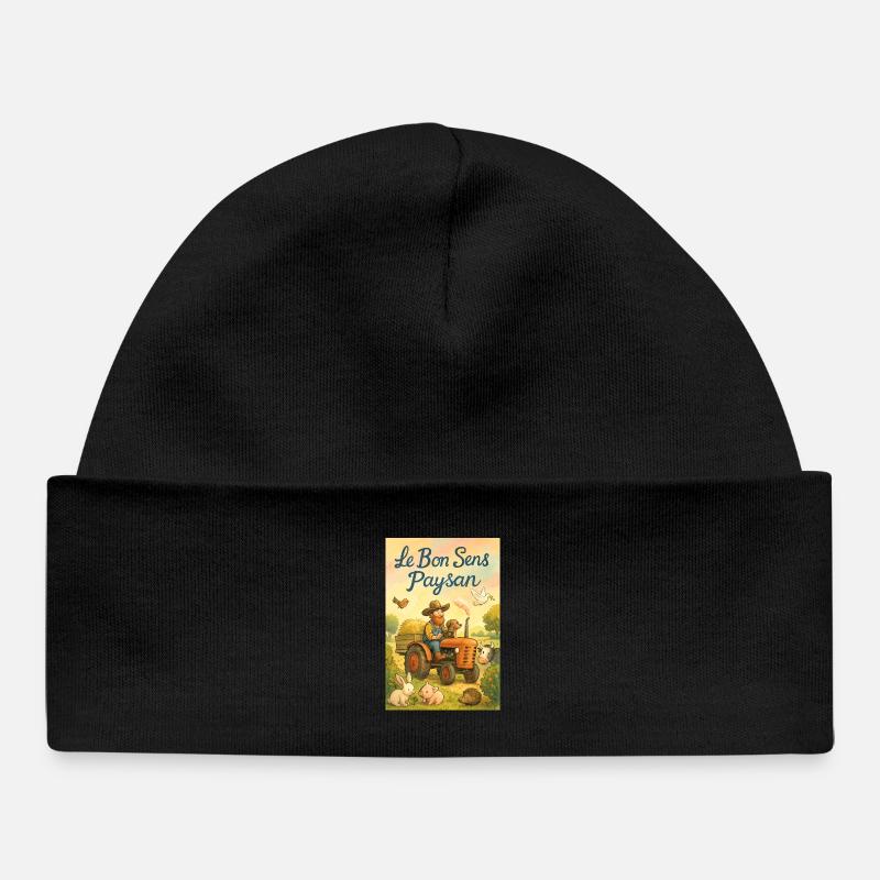 Le Bon Sens Paysan - Bonnet bébé bio - noir