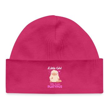 Schnabeltier - Baby Organic Mütze - hot Pink - Vorne