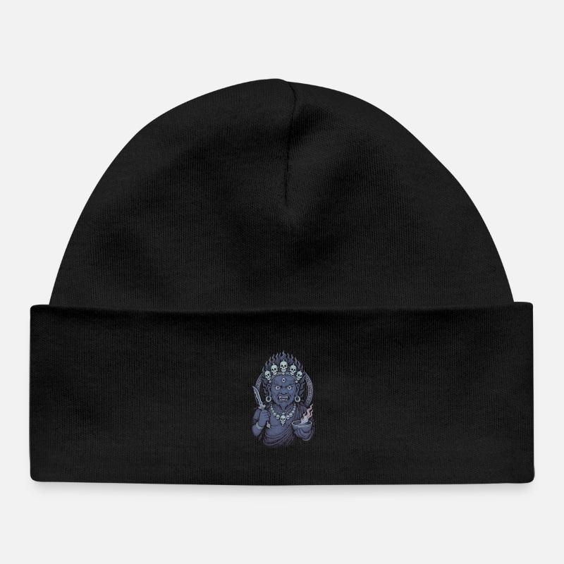 Sri Mahakala - Bonnet bébé bio - noir