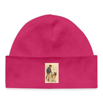 Matt und Holly - Baby Organic Mütze - hot Pink - Vorne
