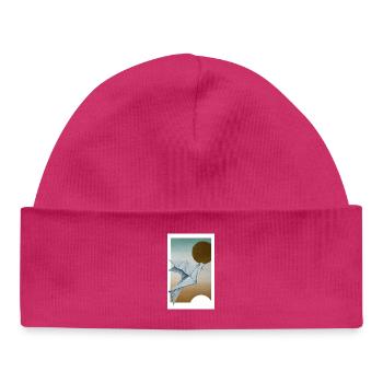 Origami Taube - Baby Organic Mütze - hot Pink - Vorne
