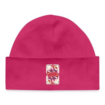 Drachen Drachensteigen Kite King In The Wind - Baby Organic Mütze - hot Pink - Vorne