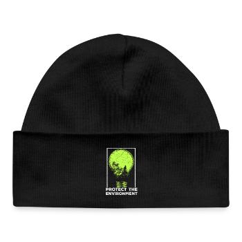 protect nature - Baby Organic Beanie - black - Front