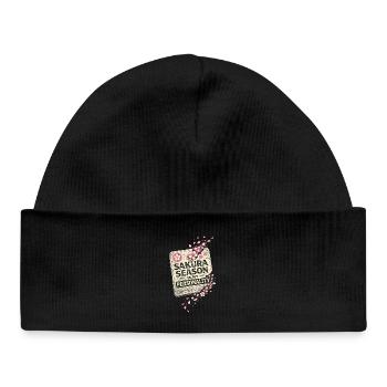 Cherry Blossom Sakura Is My Personality Cherry Blossom - Baby Organic Beanie - black - Front
