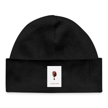 But First Coffee Minimalist Poster - Baby Organic Beanie - black - Front