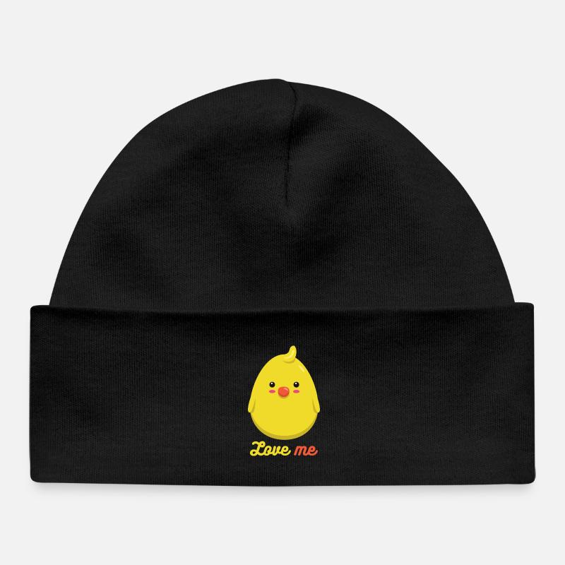 Canard - Bonnet bébé bio - noir