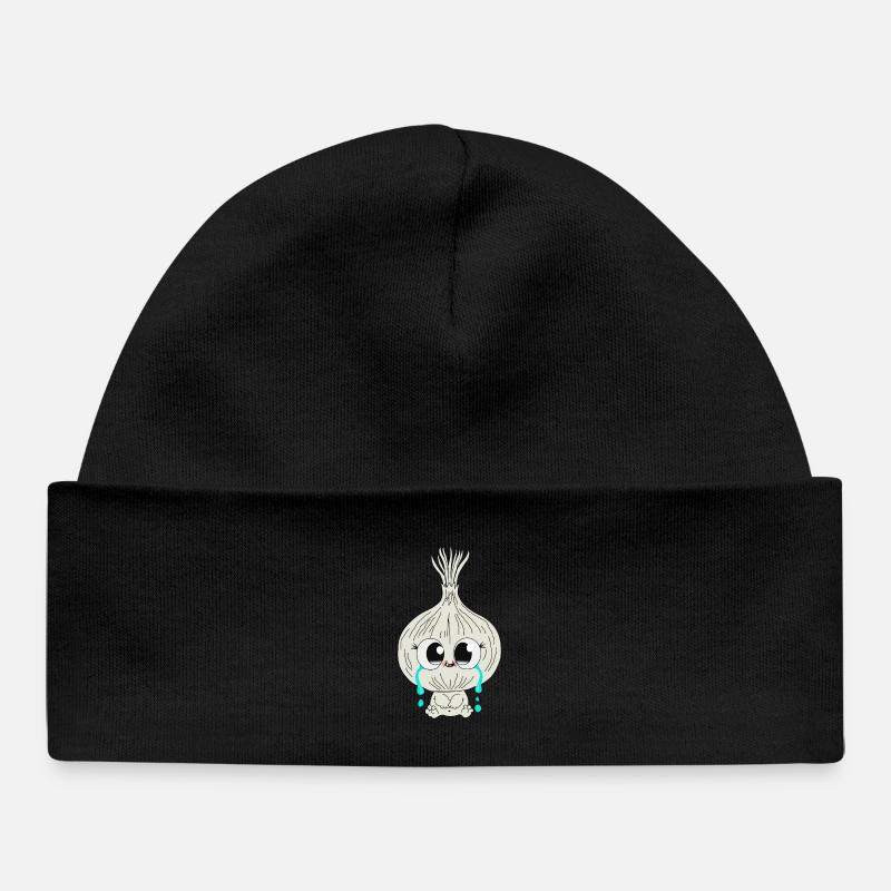 Oignon - Bonnet bébé bio - noir