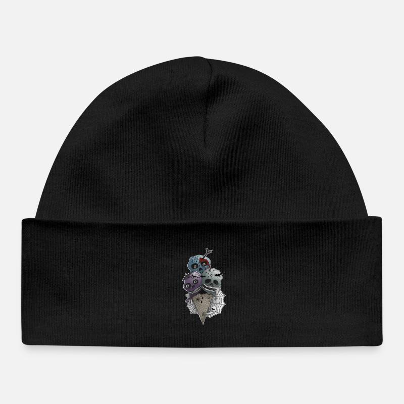 GothICECream Deluxe - Bonnet bébé bio - noir