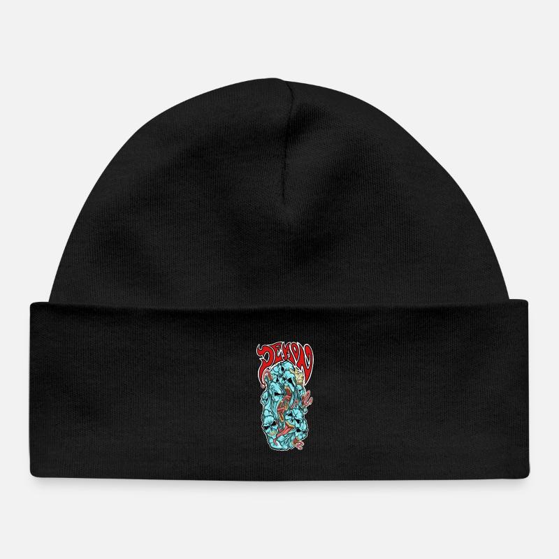Démons - Bonnet bébé bio - noir