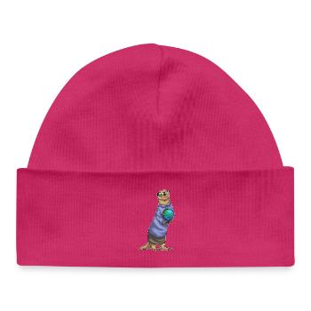 École d’enseignants Otter Story - Bonnet bébé bio - hot pink - Devant