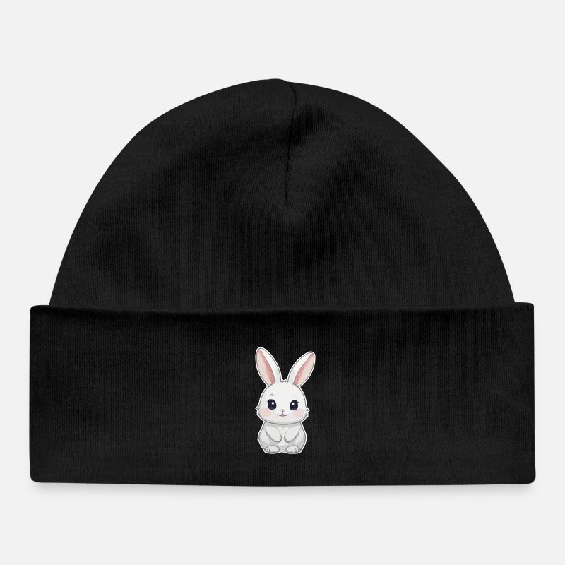 Lapin, Lapin, Lapin De Pâques - Bonnet bébé bio - noir