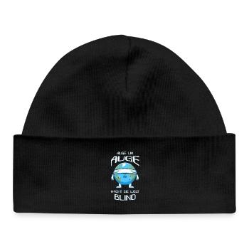 Œil pour œil - Bonnet bébé bio - noir - Devant