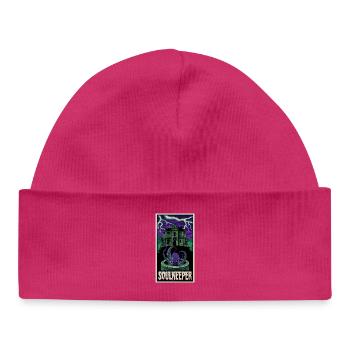 Gardien de l’âme - Bonnet bébé bio - hot pink - Devant