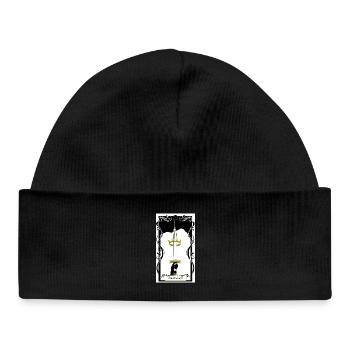 Ace of Swords - Baby Organic Beanie - black - Front