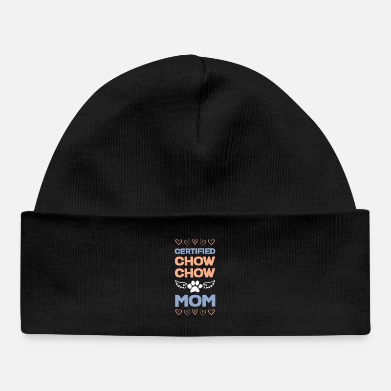 Certifiée Chow Chow Mama - Bonnet bébé bio - noir