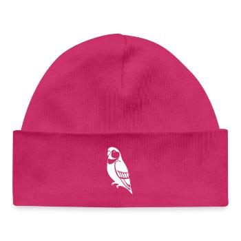 Parrots Bird Geshenk - Baby Organic Beanie - hot pink - Front