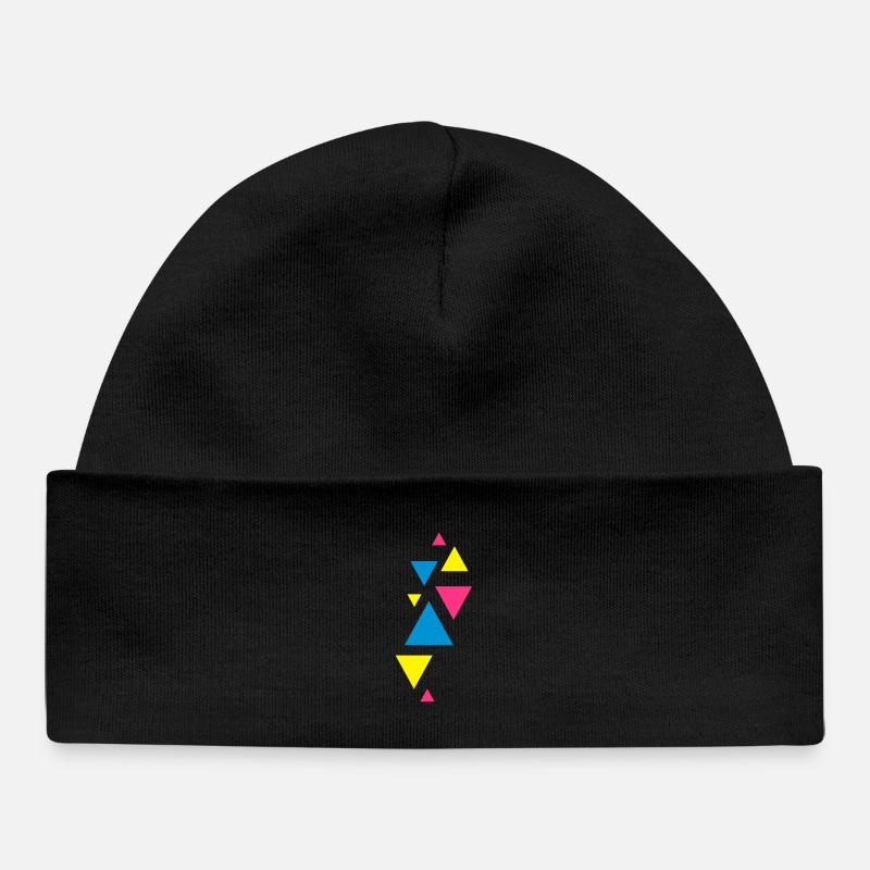 three eckedesign forms hipster - Baby Organic Beanie - black