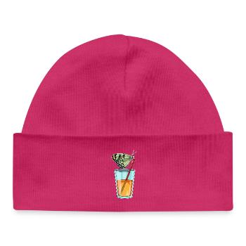 Butterfly Juice - Baby Organic Beanie - hot pink - Front