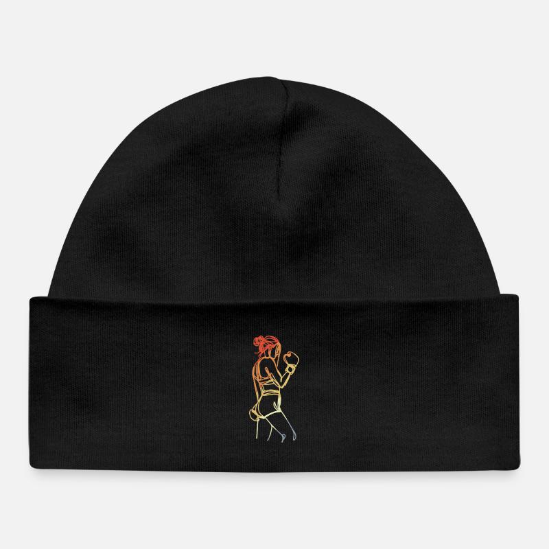 Boxer Femme Rétro - Bonnet bébé bio - noir