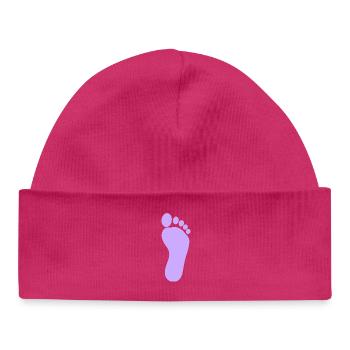 Foot Feet Foot Care Podiatrists Podiatrists - Baby Organic Beanie - hot pink - Front