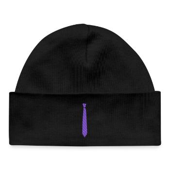 Tie - Baby Organic Beanie - black - Front