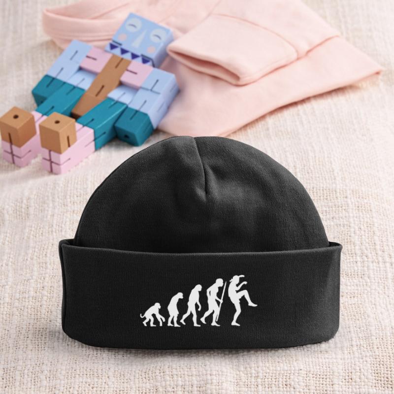 Drôle d’évolution Karaté Vintage 80s Crane Kick Bonnet bébé bio