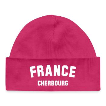 FRANCE CHERBOUG Frankreich - Baby Organic Beanie - hot pink - Front