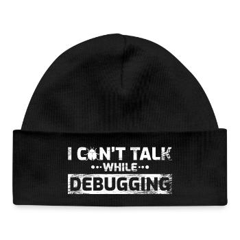 Software Developer Joke - Baby Organic Beanie - black - Front