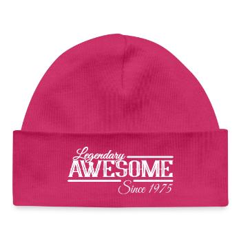 Legendary since 1975 Vintage - Baby Organic Beanie - hot pink - Front