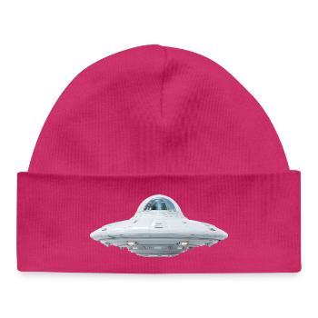 OVNI - Bonnet bébé bio - hot pink - Devant