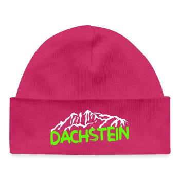 Dachstein Ramsau Souvenir Shirt - Baby Organic Mütze - hot Pink - Vorne