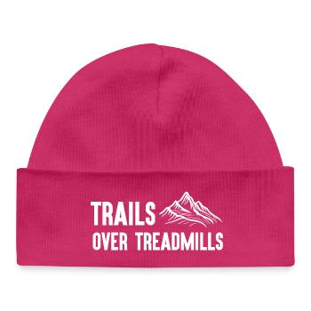 Trailrunning - Trails über Laufbänder - Baby Organic Mütze - hot Pink - Vorne