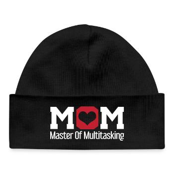Maman Maître du design multitâche - Bonnet bébé bio - noir - Devant