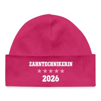 Professionnel dentaire 2026 Technicien dentaire Dentiste - Bonnet bébé bio - hot pink - Devant