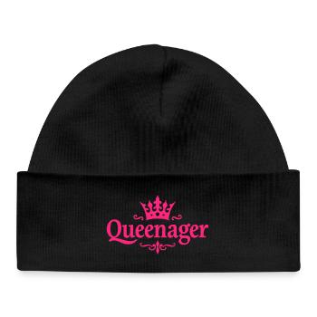 Queenager Krone für stolze junggebliebene Frauen - Bonnet bébé bio - noir - Devant