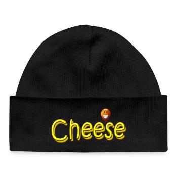 fromage - Bonnet bébé bio - noir - Devant