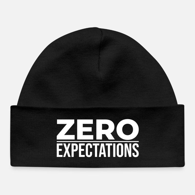 Zéro attente – Déclaration minimale - Bonnet bébé bio - noir