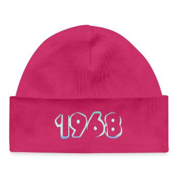 1968 - Baby Organic Mütze - hot Pink - Vorne
