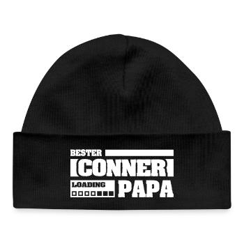 Naissance de Conner - Bonnet bébé bio - noir - Devant