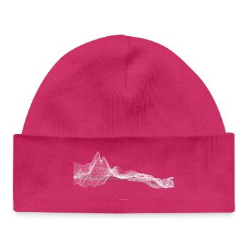Digital Matterhorn - Baby Organic Mütze - hot Pink - Vorne