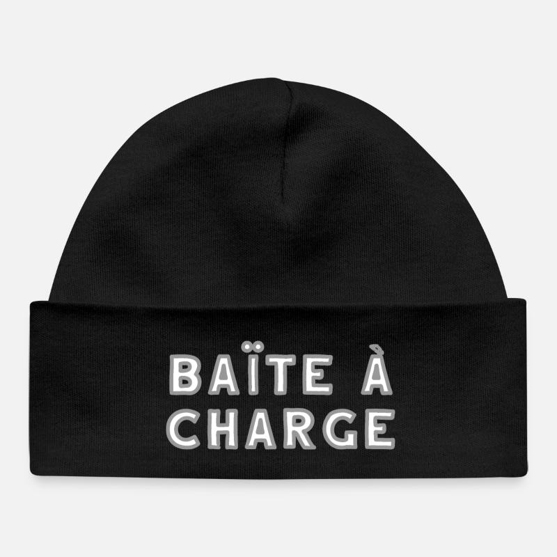 vendeen baite a charge - Bonnet bébé bio - noir