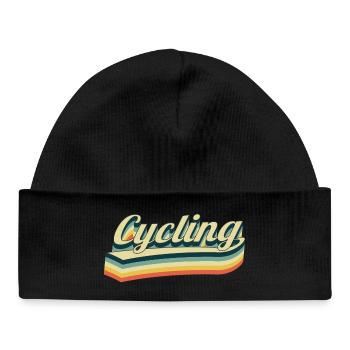 Cycling - Vélo - Bonnet bébé bio - noir - Devant